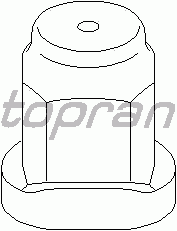 Сайлентблок рычага TOPRAN 102 588