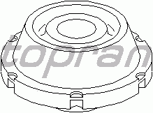Сайлентблок рычага TOPRAN 103 738
