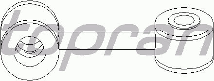 Тяга / стойка стабилизатора TOPRAN 108 570
