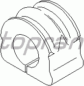 Втулка стабилизатора TOPRAN 109 686