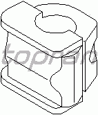 Опора, стабілізатор TOPRAN 104 001