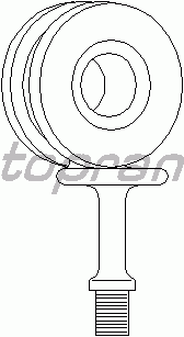Тяга / стойка стабилизатора TOPRAN 103 484