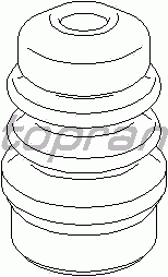 Отбойник амортизатора TOPRAN 107 667