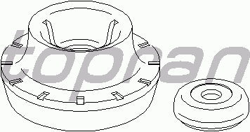 Опора стойки TOPRAN 108 557