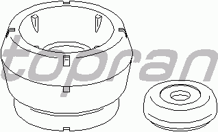 Опора стойки TOPRAN 108 561