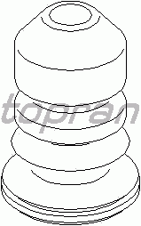 Отбойник амортизатора TOPRAN 103 487