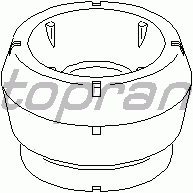Опора стойки TOPRAN 108 241