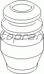 Отбойник амортизатора TOPRAN 107 672
