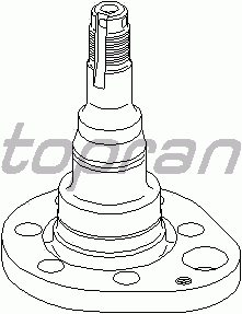 Ступица колеса TOPRAN 102 819