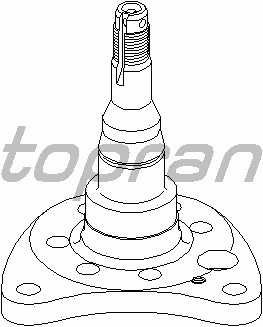 Ступица колеса TOPRAN 102 820