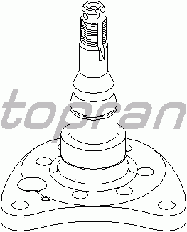 Ступица колеса TOPRAN 102 822