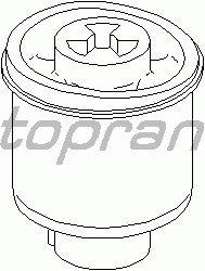 Сайлентблок подрамника / балки моста TOPRAN 108 243