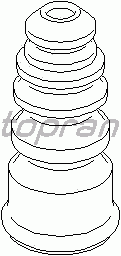 Отбойник амортизатора TOPRAN 108 764