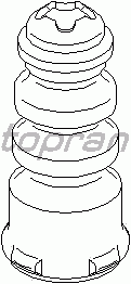 Отбойник амортизатора TOPRAN 109 989