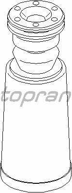Отбойник амортизатора TOPRAN 103 694