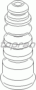 Отбойник амортизатора TOPRAN 107 641