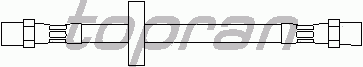 Тормозной шланг TOPRAN 103 634