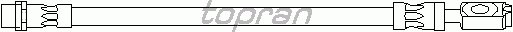 Тормозной шланг TOPRAN 110 412