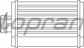 Радиатор отопителя TOPRAN 109 979