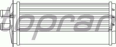 Радиатор отопителя TOPRAN 110 546