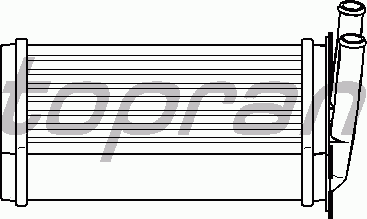 Радиатор отопителя TOPRAN 110 180