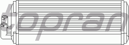 Радиатор отопителя TOPRAN 103 705