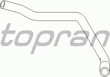 Шланг радиатора TOPRAN 102 869