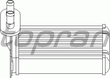 Радиатор отопителя TOPRAN 103 147