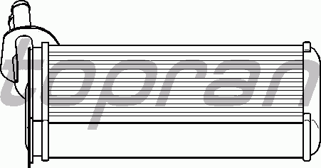 Радиатор отопителя TOPRAN 108 614