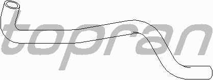 Шланг радиатора TOPRAN 108 310