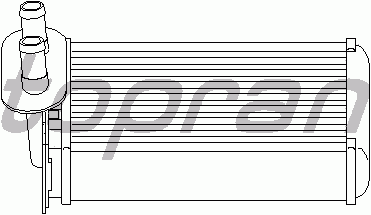 Радиатор отопителя TOPRAN 108 826