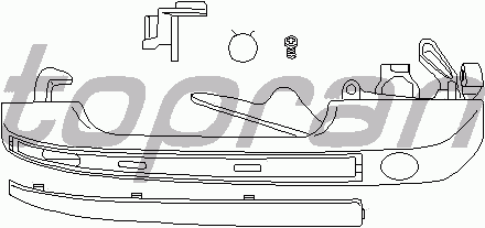 Ручка дверей TOPRAN 102 880