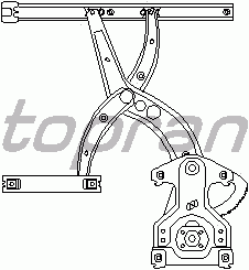Стеклоподъемник TOPRAN 103 590
