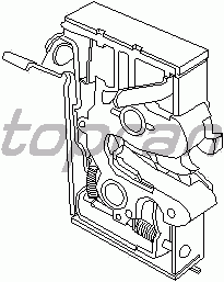 Замок двери TOPRAN 103 433
