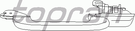 Ручка двери TOPRAN 103 155