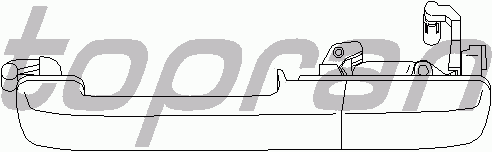 Ручка двери TOPRAN 108 484