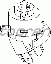 Контактная группа замка зажигания TOPRAN 101 895