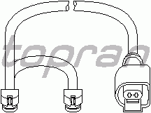 Датчик, износ тормозных колодок TOPRAN 111 585