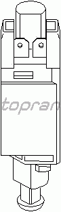 Выключатель фонаря сигнала торможения TOPRAN 102 951