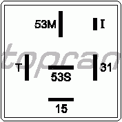 Реле паузы стеклоочистителя TOPRAN 102 966