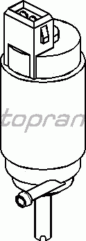 Насос омывателя TOPRAN 103 158