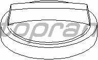 Пробка заливной горловины TOPRAN 500 346