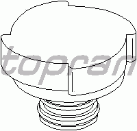 Пробка расширительного бачка TOPRAN 500 343
