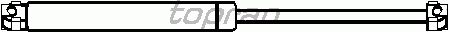 Газовый упор капота TOPRAN 500 407