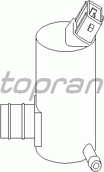 Насос омывателя TOPRAN 300 634