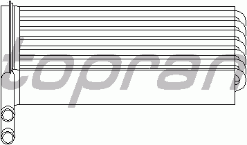 Радиатор отопителя TOPRAN 302 109