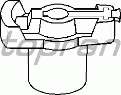 Бегунок распределителя зажигани TOPRAN 300 124