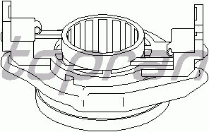 Выжимной подшипник TOPRAN 301 099