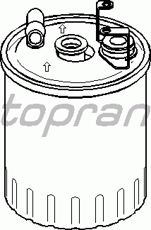 Паливний фільтр TOPRAN 401 031