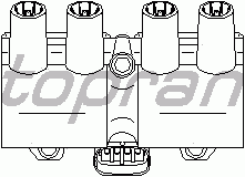 Катушка зажигания TOPRAN 207 115